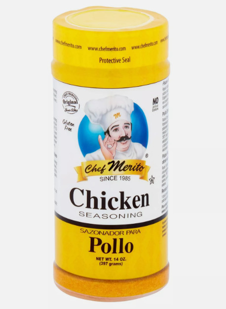 Chef Merito Chicken Seasoning – 14 oz (1-pack)
