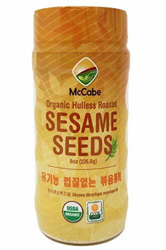 McCabe Organic Hulless Roasted Sesame, 8oz, USDA & CCOF Organic Certified