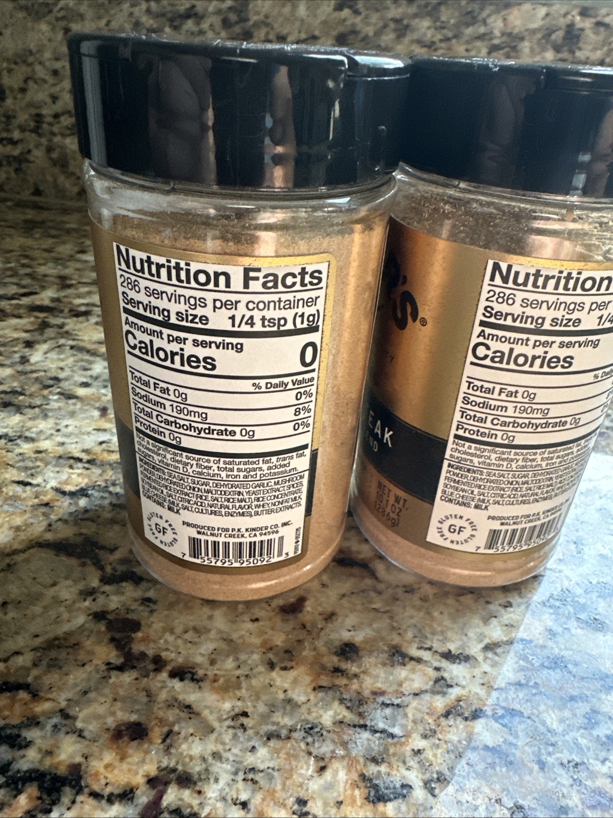 Reserve Blend Dry-Aged Steak Seasoning, 10.1 oz, Kinders, LOT of 2 Fresh 2027