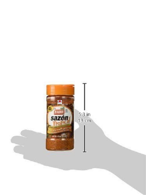 Badia Sazon Tropical Seasoning 2 BOTTLES (6.75 OZ EACH) FRESH