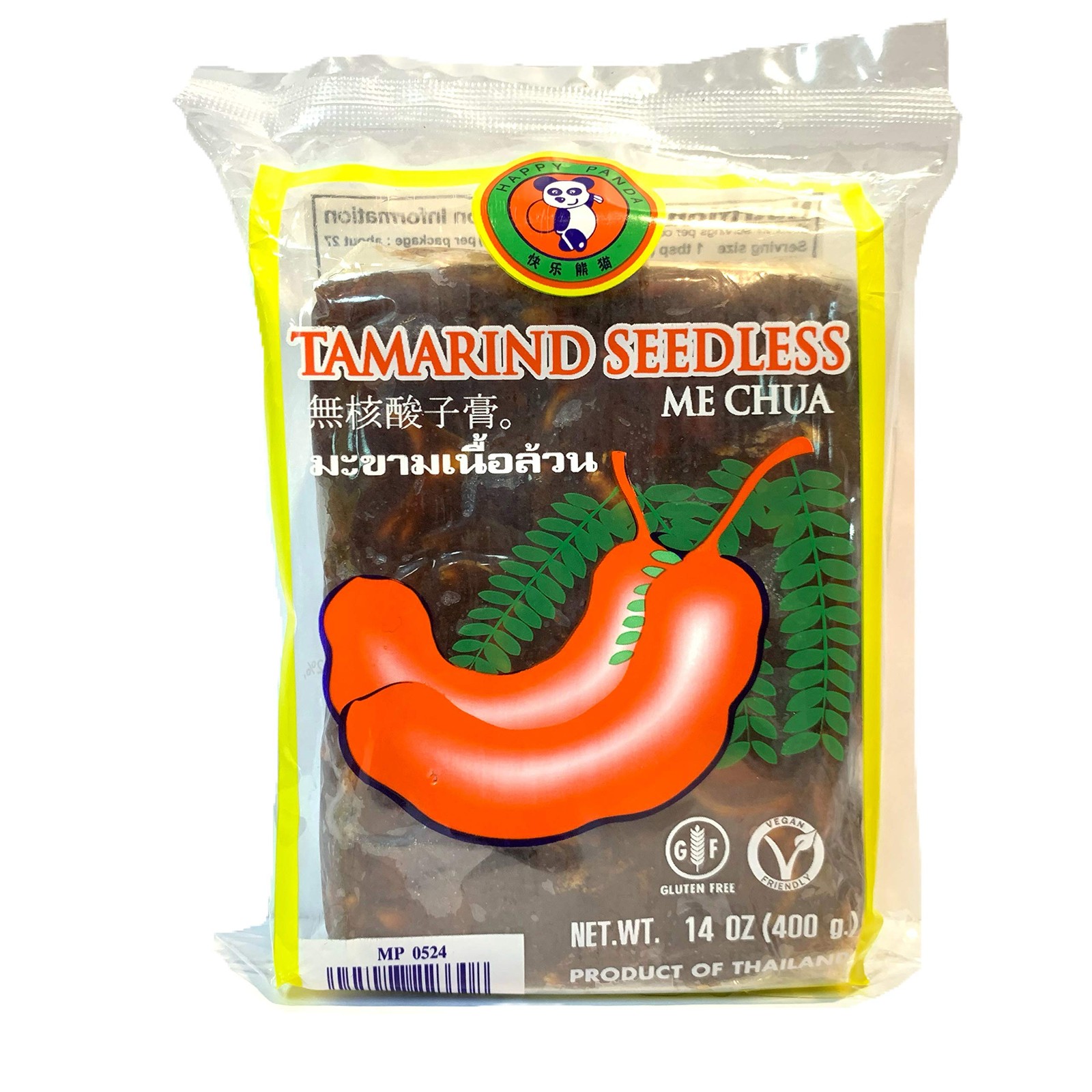 Happy Panda Seedless Tamarind Paste 14 Ounce Package 14 (Pack of 1)