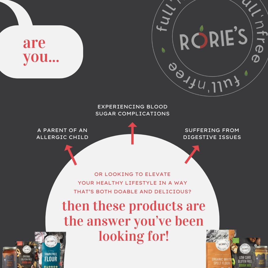 Rorie’s Grain Free Seasoned Coating Crumbs (12 oz) Gluten Free sugar free Pan…