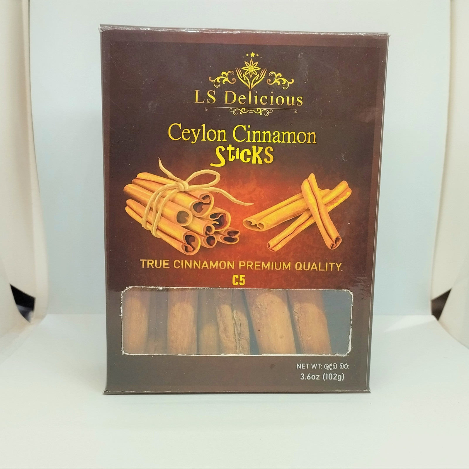 LS Delicious Organic Ceylon Cinnamon Sticks C5 3.6oz High Quality Grade 100% pur