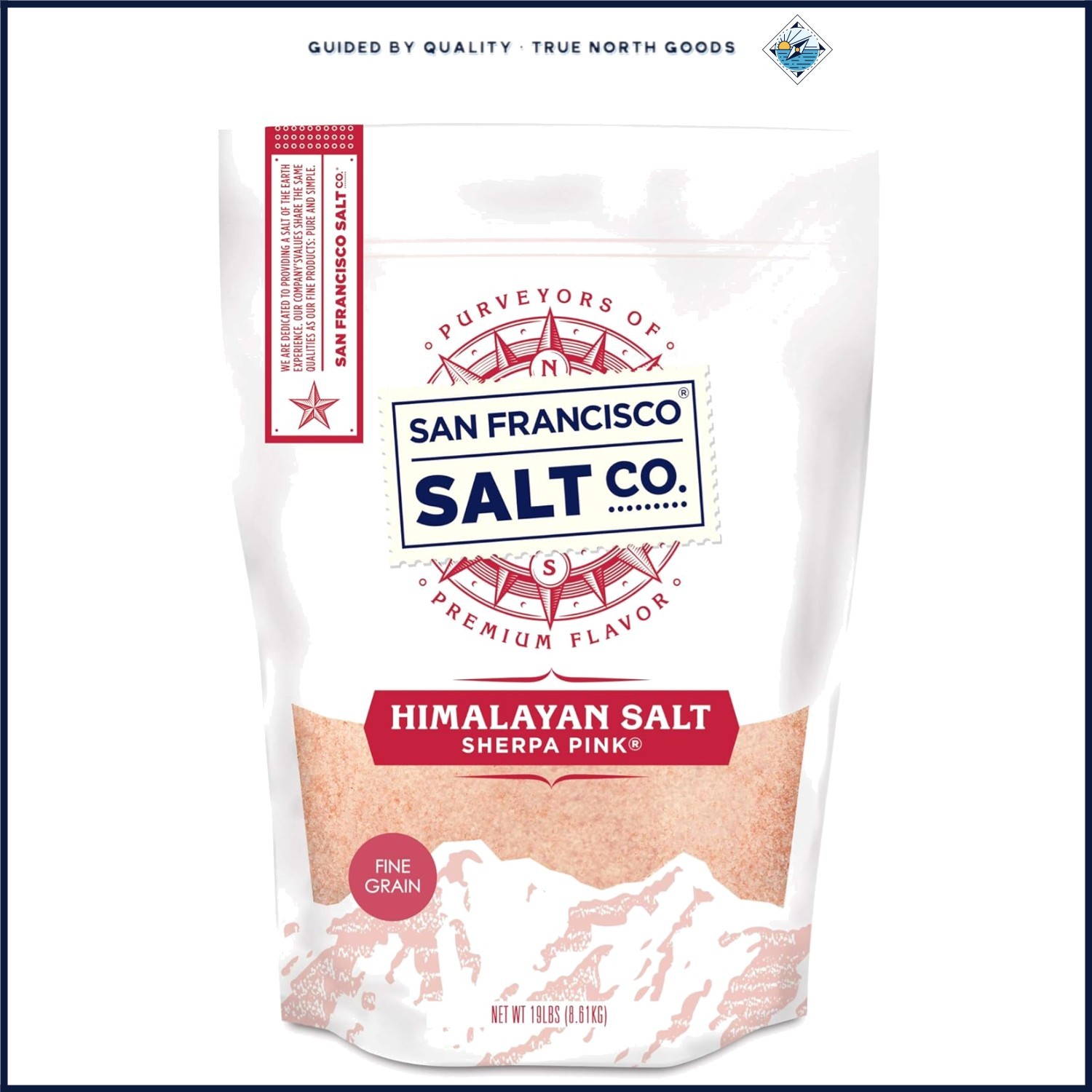 Natural Himalayan Pink Salt, 19 lbs, No MSG, Perfect for Flavoring Dishes