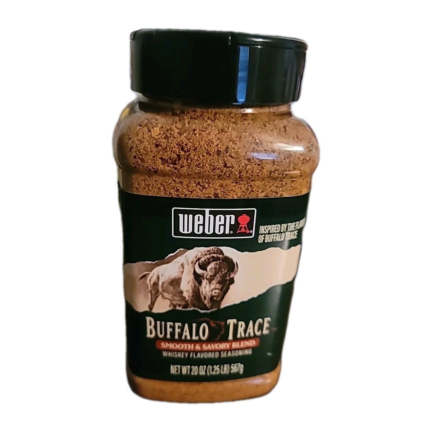20 OZ JUMBO Weber Buffalo Trace Smooth & Savory Whiskey Flavored Seasoning