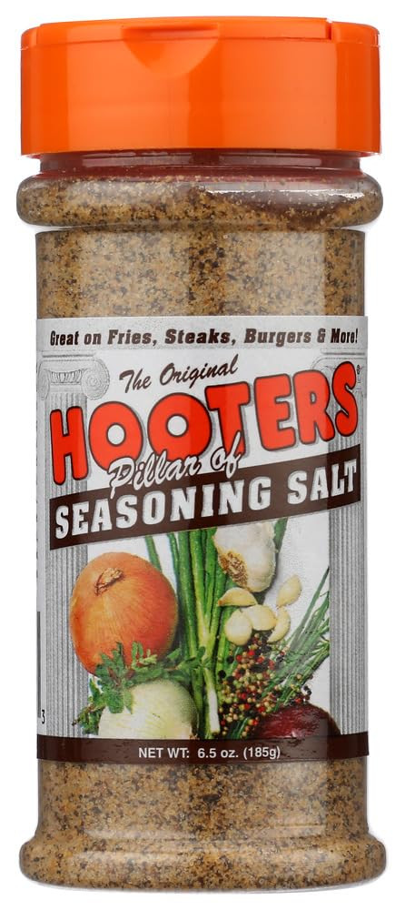 Hooters Famous Seasoning Salt 6.5 Ounce Pack for Flavorful Cooking