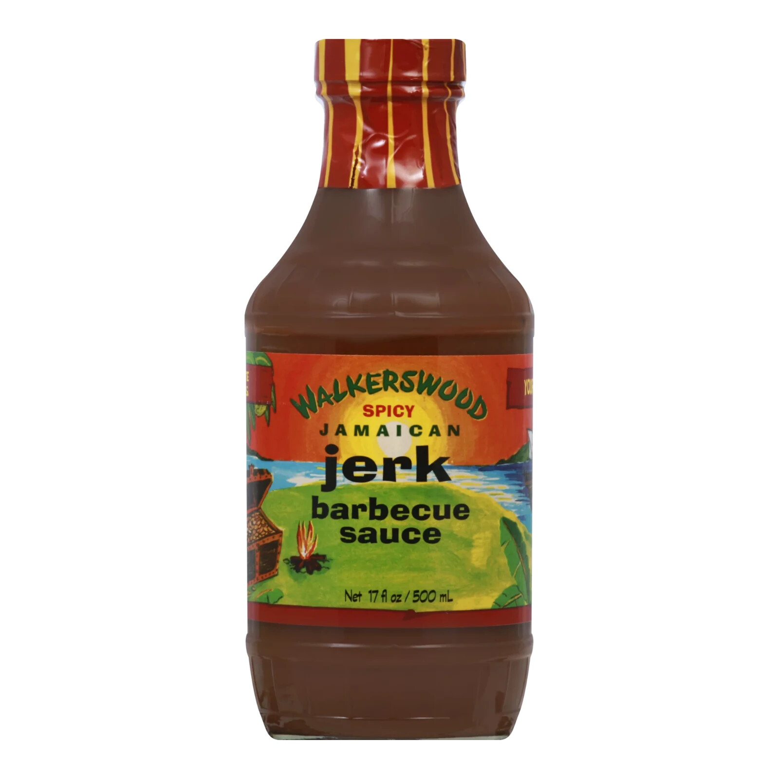 Walkerswood Spicy Jamaican Jerk Barbecue BBQ Sauce 17 oz (Pack of 3) – Authentic