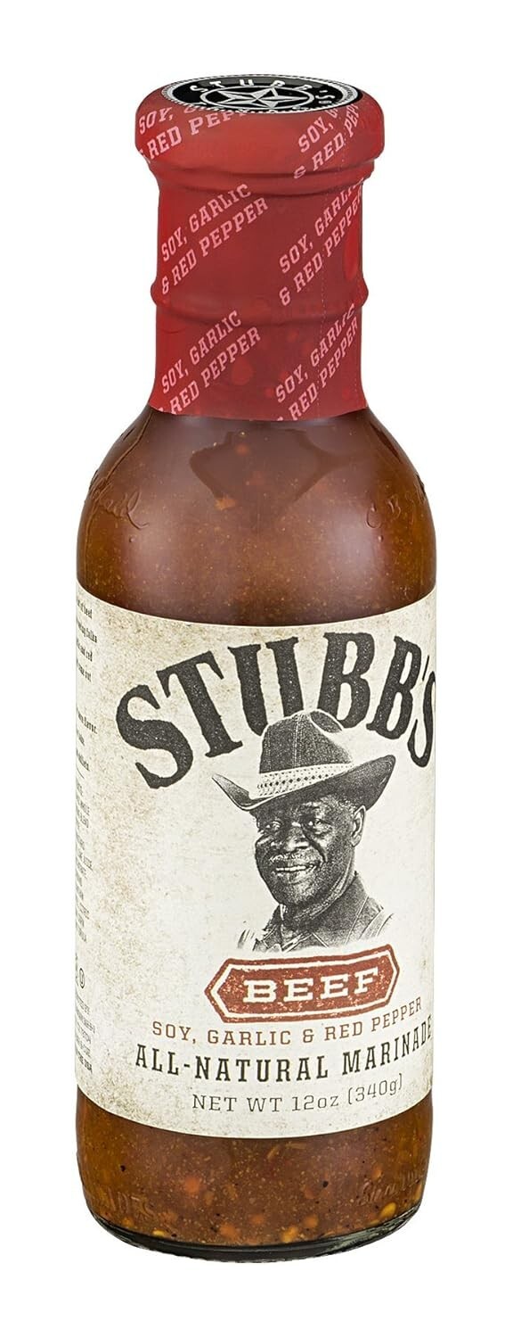 Stubb’s Beef Marinade, 12-Ounce Bottles (Pack of 6)