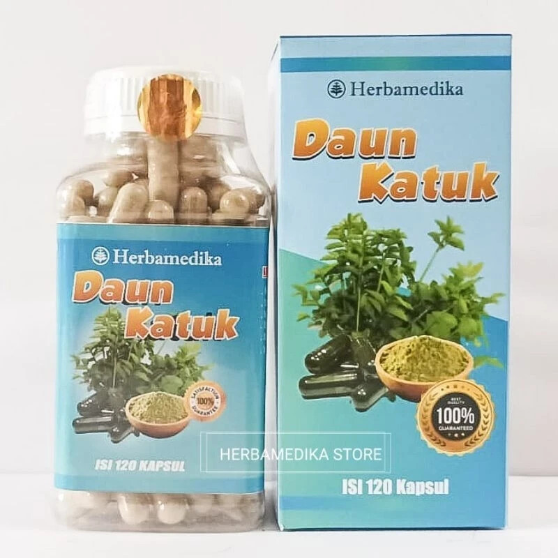 DAUN KATUK Powder Caps Natural Organic Herb Spices Fresh Pure Hygienic Premium