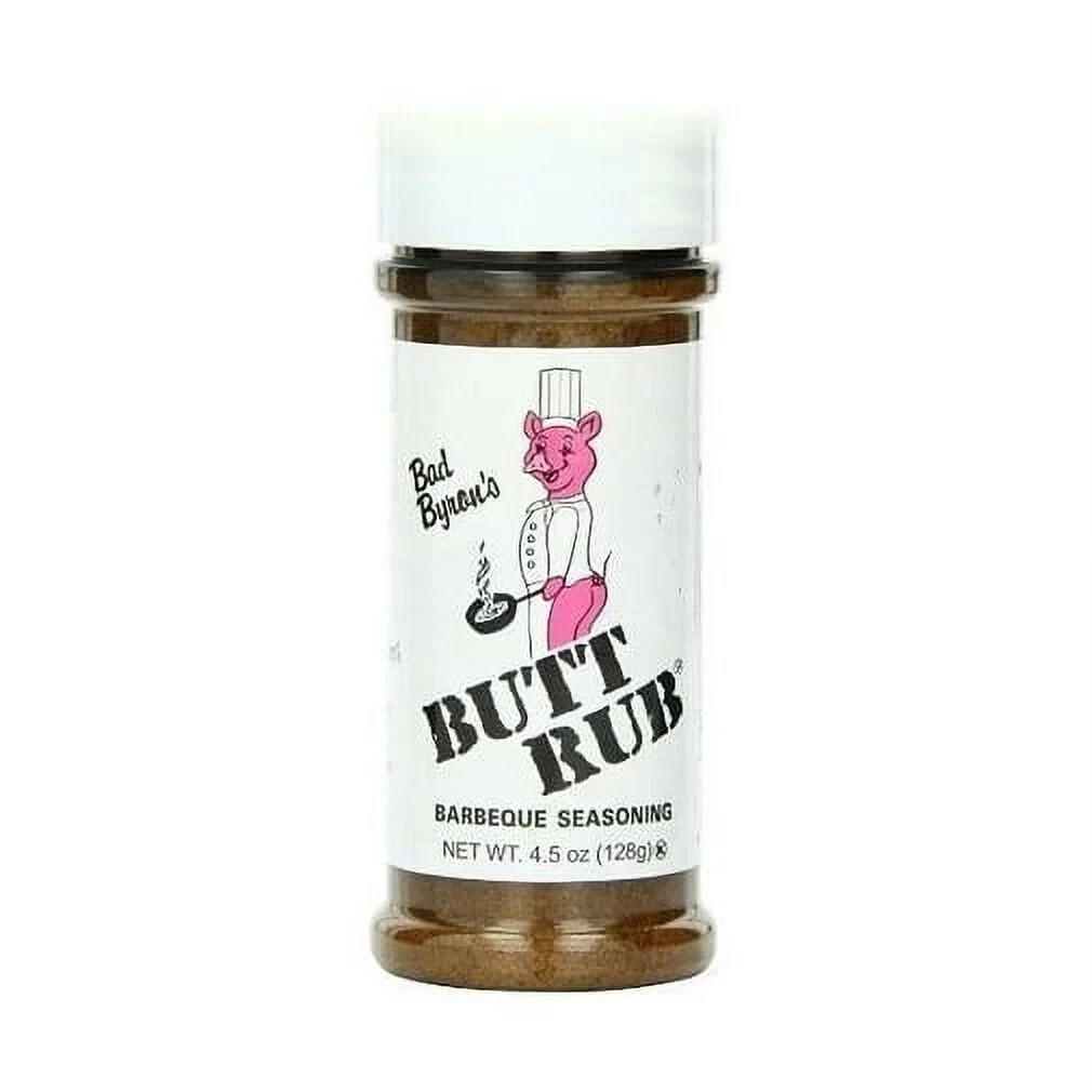8-Pack Bad Byron’s Butt Rub Barbecue Seasoning – 4.5 Oz | Gluten-Free, No MSG