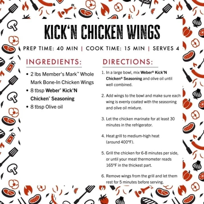Weber Kick’N Chicken Chef Size, 22 oz.