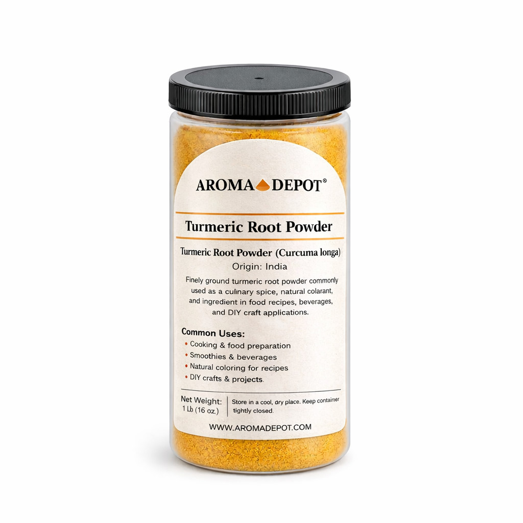 1lb Turmeric Root Powder Pure (Curcuma Longa) Libra Tumeric JAR 16 oz