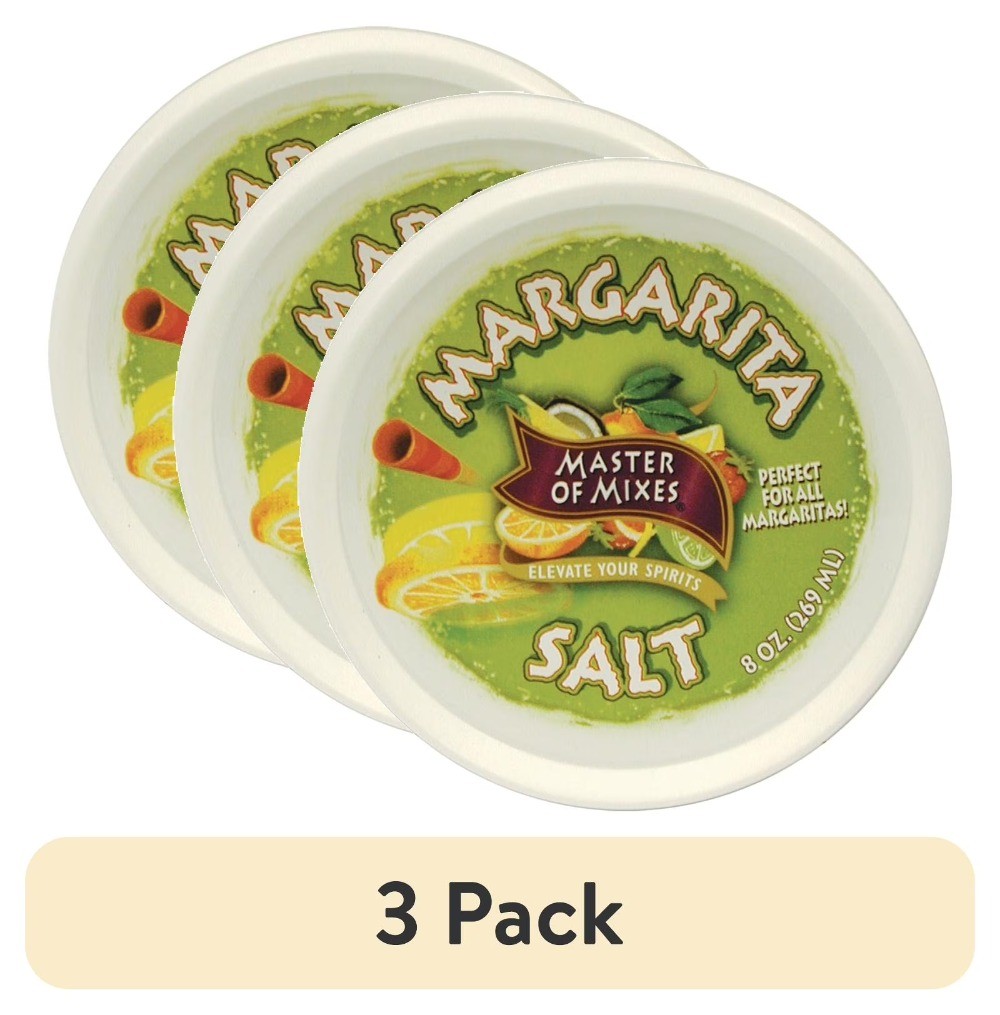 (3 pack) Master of Mixes Margarita Salt, 8 Oz