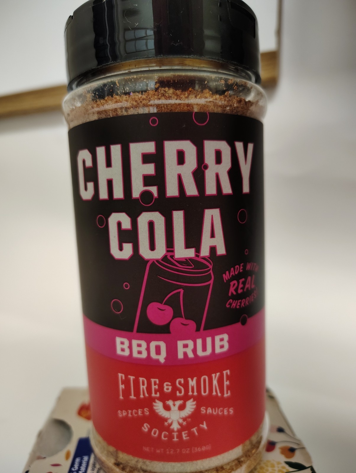 Fire & Smoke Society CHERRY COLA BBQ Rub, BIG 12.7oz, BB 3/28, Lot of 3