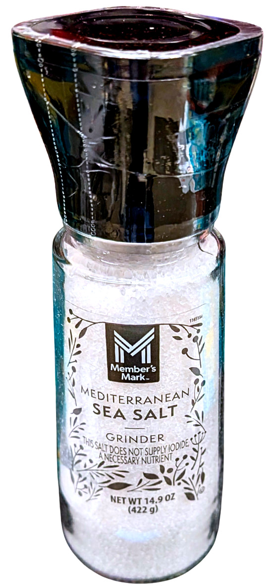 Member’s Mark Mediterranean Sea Salt Grinder 14.9 Oz EXP 08/2028