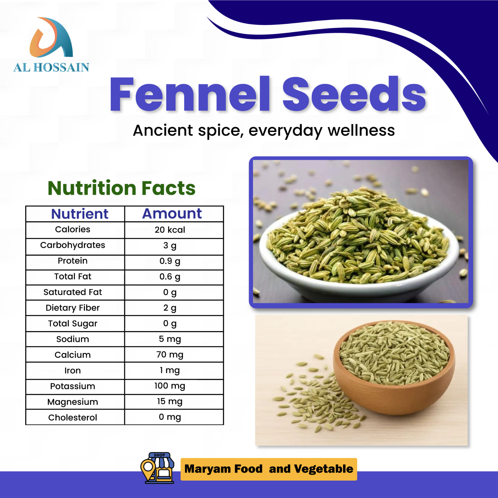 Fennel Seeds 250g | Whole Saunf Spice for Cooking, Tea & Digestion Support