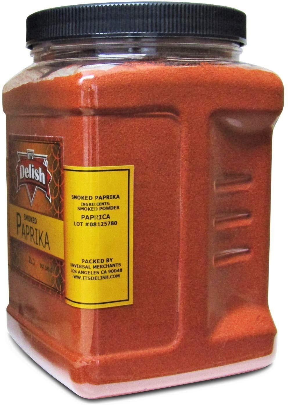 Gourmet Smoked Paprika Powder by Its Delish – 32 Oz Jumbo Reusable Container Jar