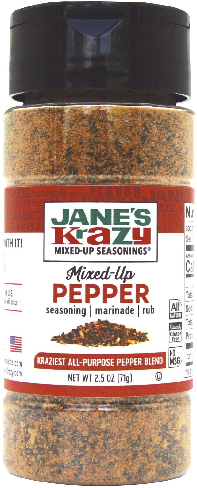 Jane’s Krazy Original Mixed-Up Pepper 2.5 oz – Gluten Free