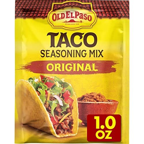 Taco Seasoning Mix Original Flavor 1 oz Packet Gluten Free For Tacos Casseroles