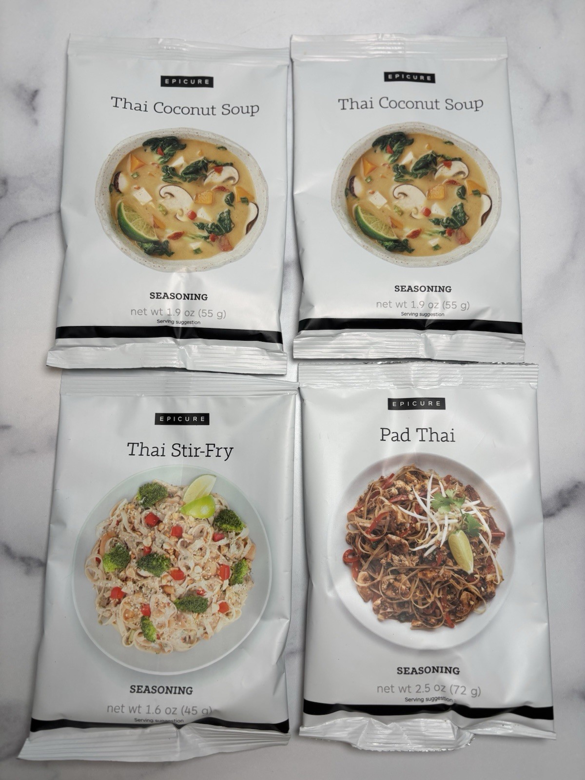 Epicure Thai Bundle Seasoning – Pad Thai, Thai Stir-fry, Thai Coconut Soup