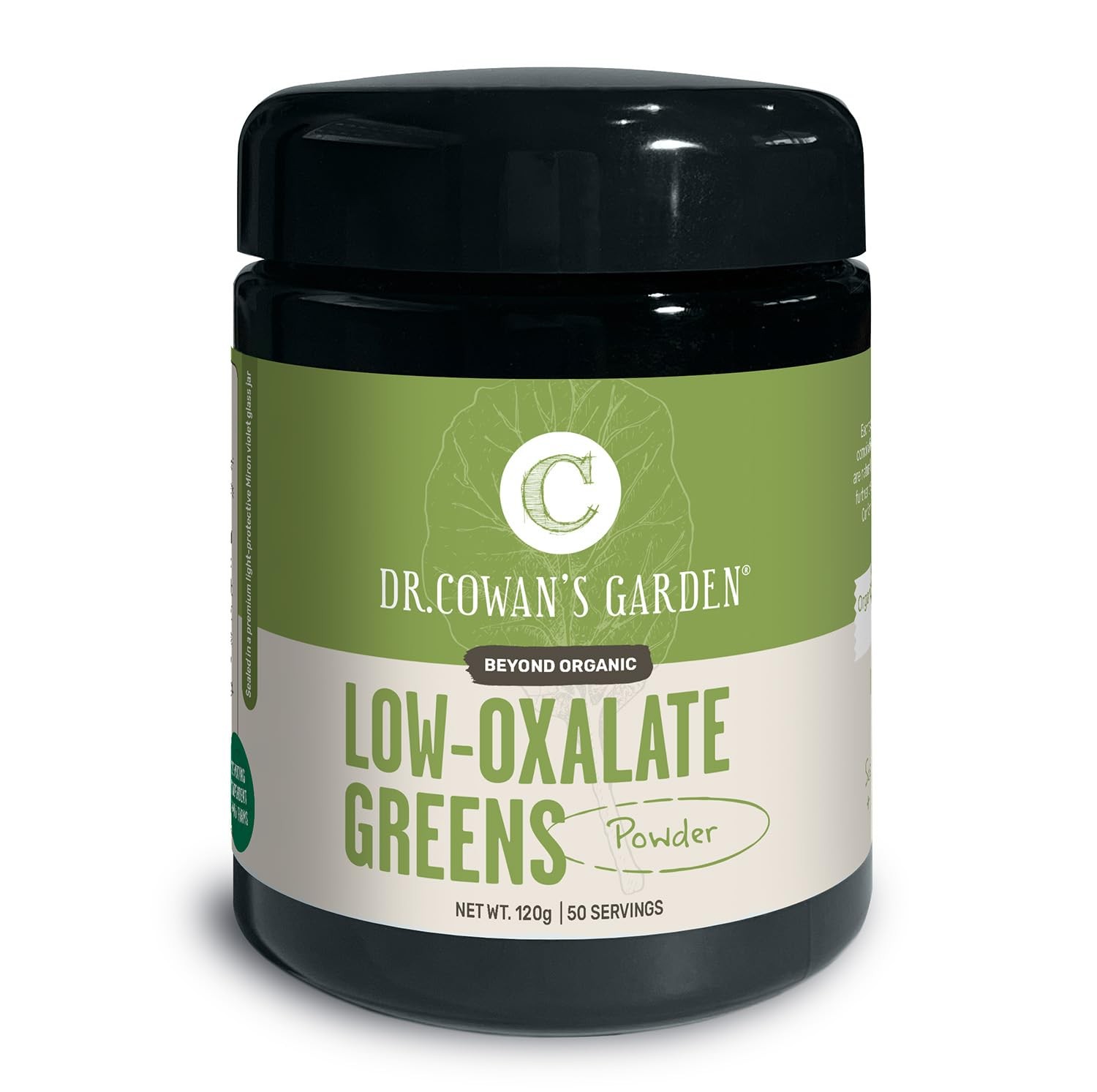 Dr. Cowans Garden Low-Oxalate Greens Veggie Powder – Beyond Organic Superfood…