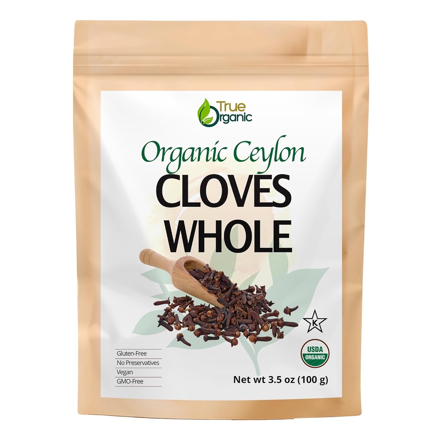 True Organic Ceylon Cloves Whole, 3.5 ounces, Premium Quality, USDA Organic…