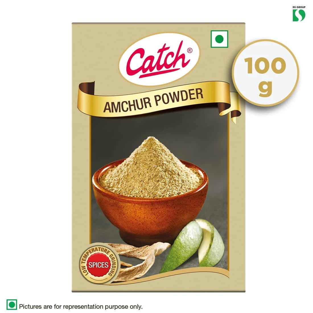 Catch Amchur Powder 100 Grams / 3.5 Oz Great taste from India Free shipping USA