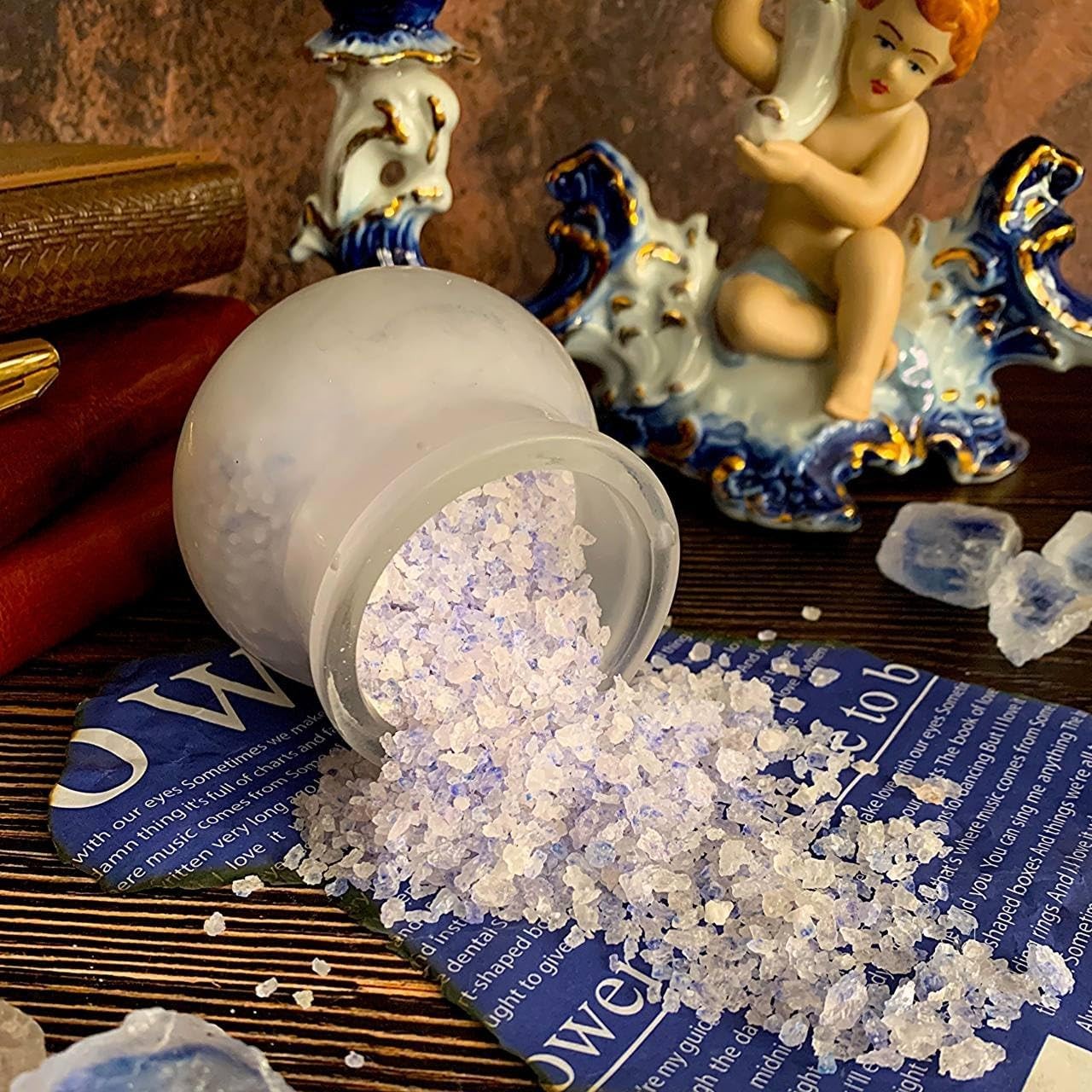 Ancient Blue Salt Rare Mineral High Potassium Pure Gourmet Salt