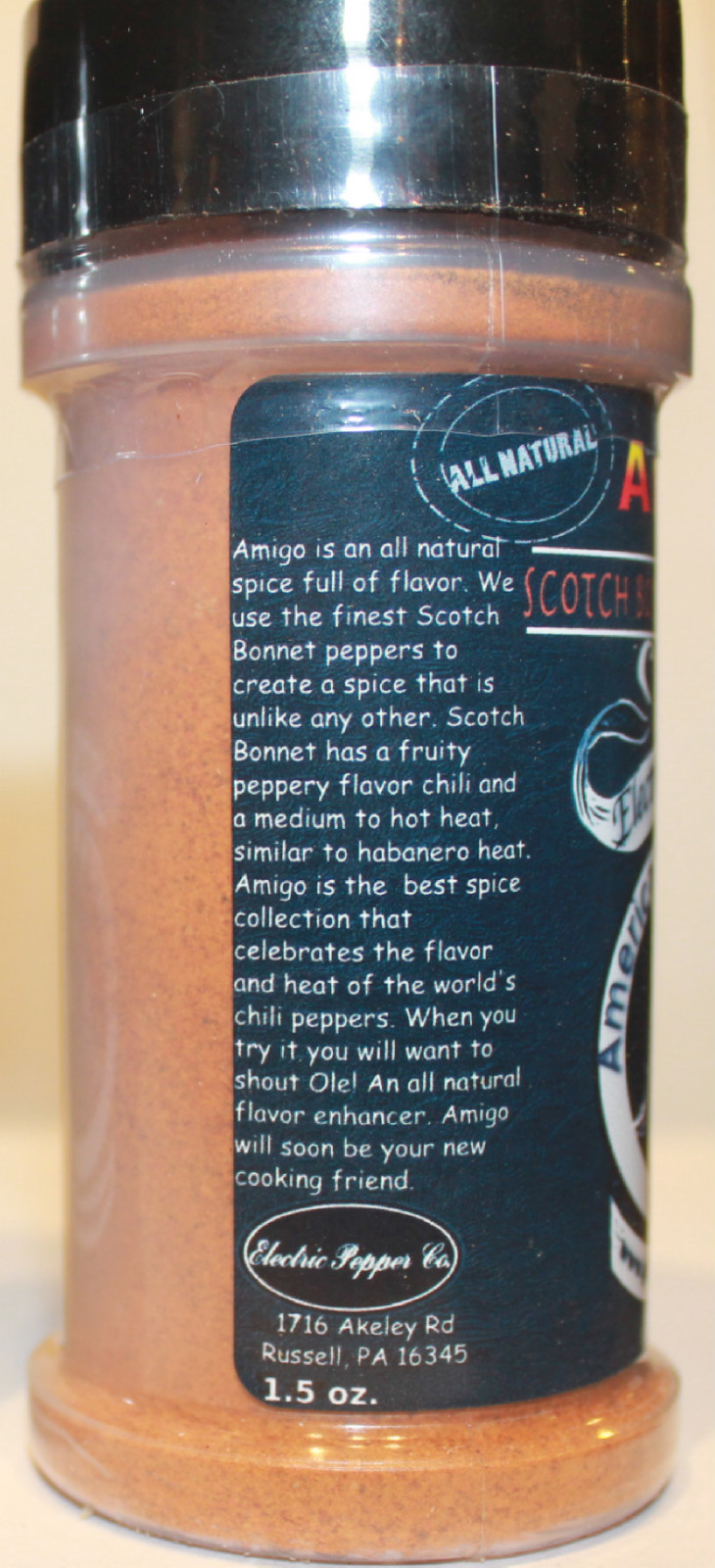 Chili Pepper Powder Gift Set Dried Scotch Bonnet Hot Spice Seasoning 2 x 1.5 oz