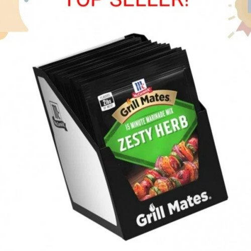 McCormick Grill Mates Zesty Herb Marinade Mix, 1.06 oz (Pack of 12)