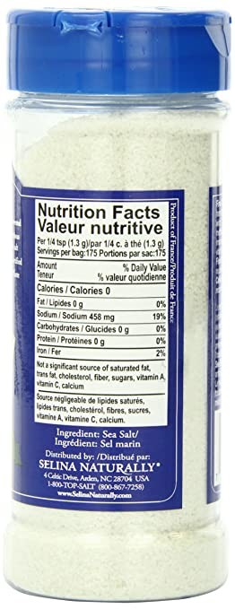 Celtic Sea Salt Fine Ground Shaker Jar, 8 Ounce