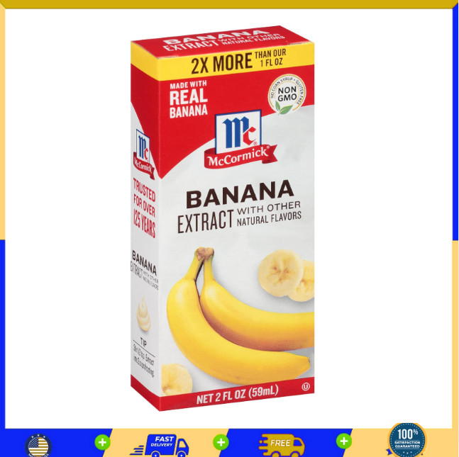 McCormick Banana Extract with Other Natural Flavors, 2 fl oz