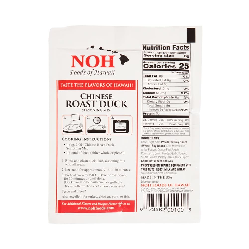 NOH Foods of Hawaii four serving seasoning packets 1.5 oz Pack of 3 Taste the…