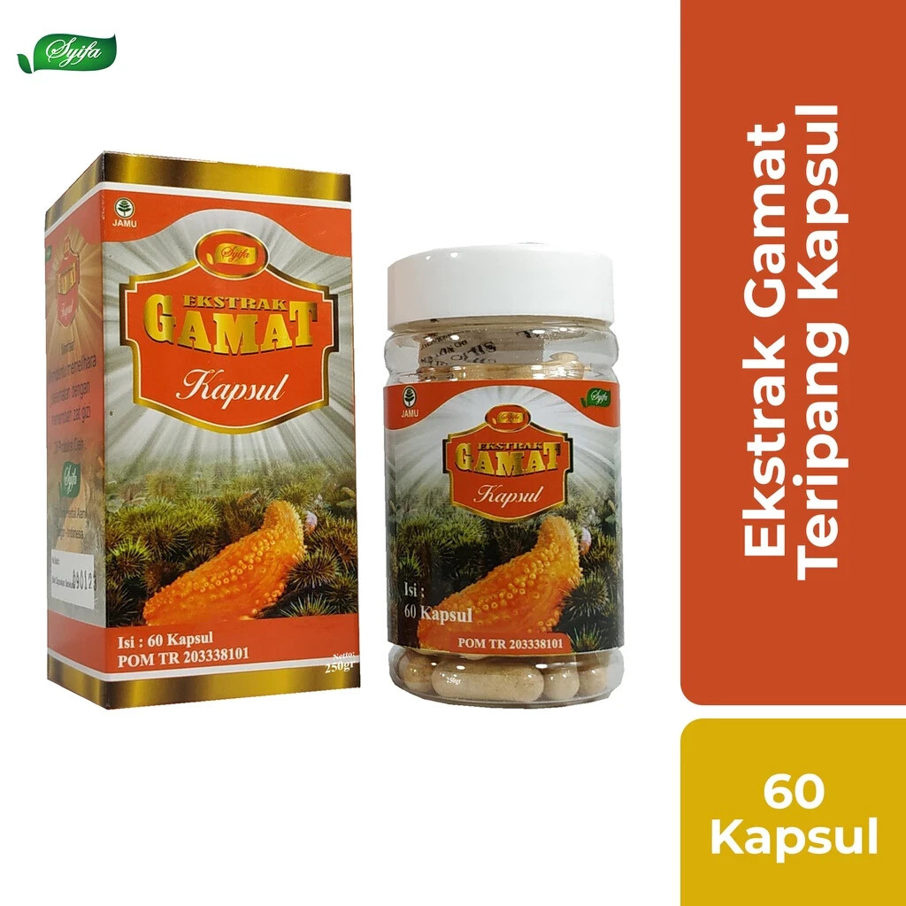 Ekstrak Gamat Powder Caps Natural Organic Herbs Spices Fresh Pure Hygienic