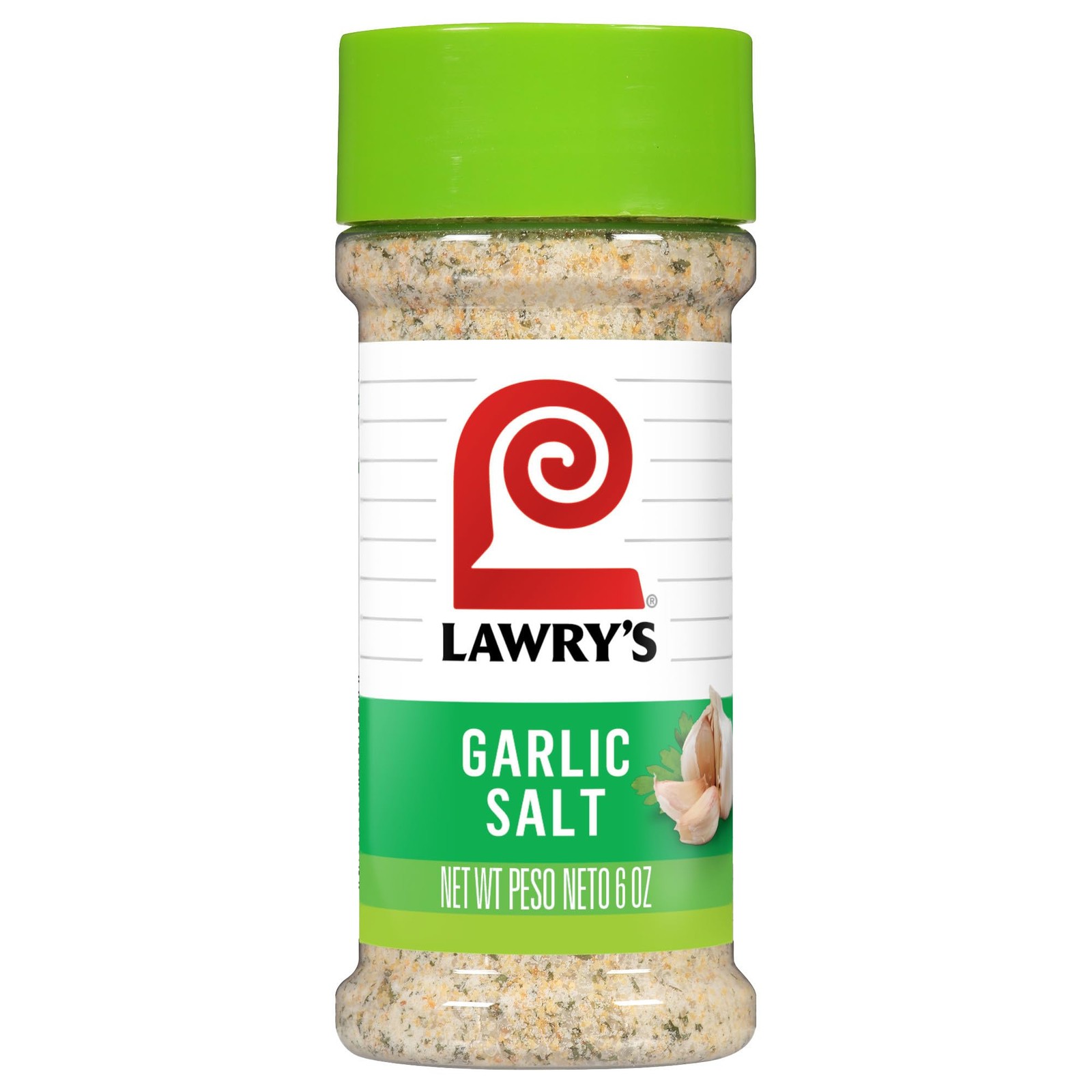Lawry’s Coarse Ground with Parsley Garlic Salt, 6 oz 6 Ounce (Pack of 12)