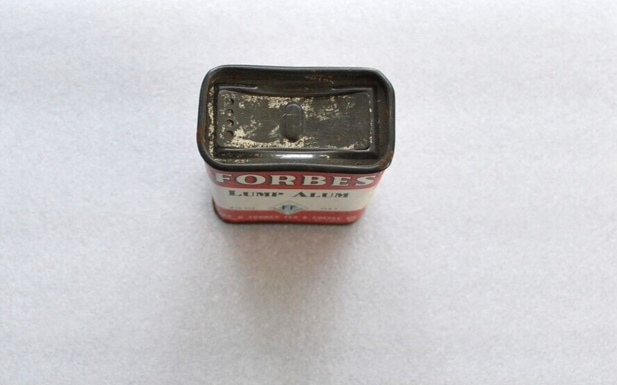 Forbes Lump Alum Vintage Can 2.5oz Canister Original Contents