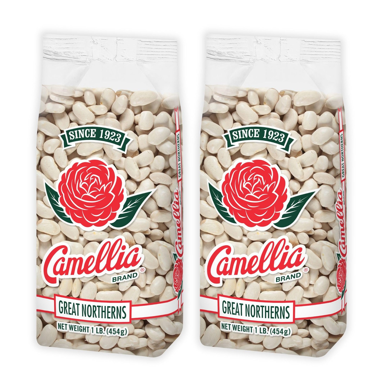 Camellia Brand Dried Great Northern Beans, 1 Pound (Pack of 2)…