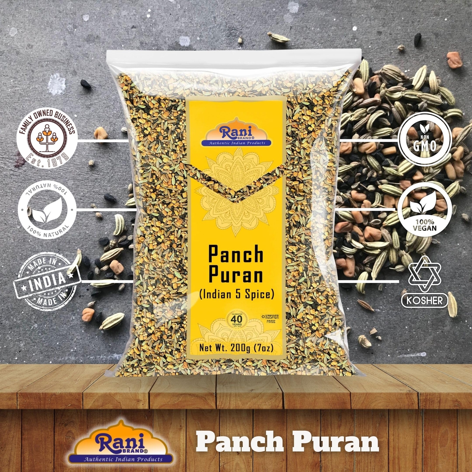 Rani Panch Puran (5 Spice) 7oz (200g)