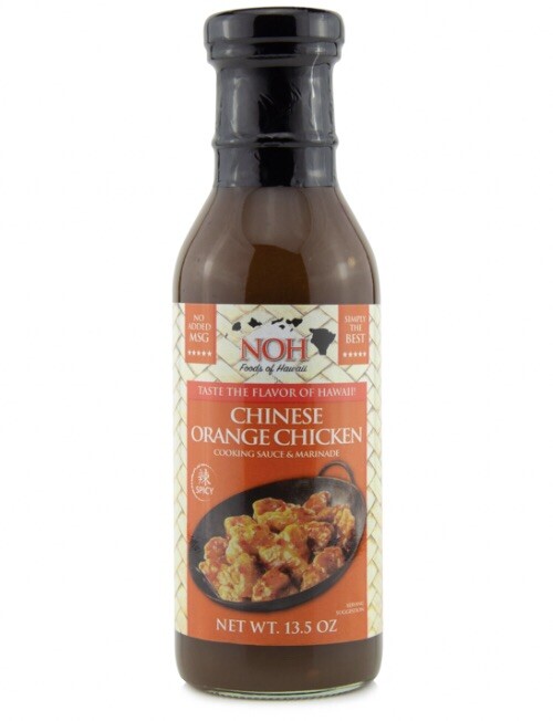 NOH Hawaii Chinese Orange Chicken Sauce 13.5 Oz Bottle (Pack Of 2)