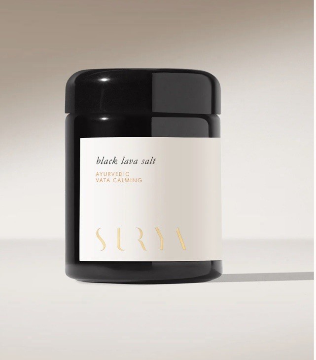 Surya BLACK LAVA SALT Ayurvedic Vata Calming 10.7 oz (303g)