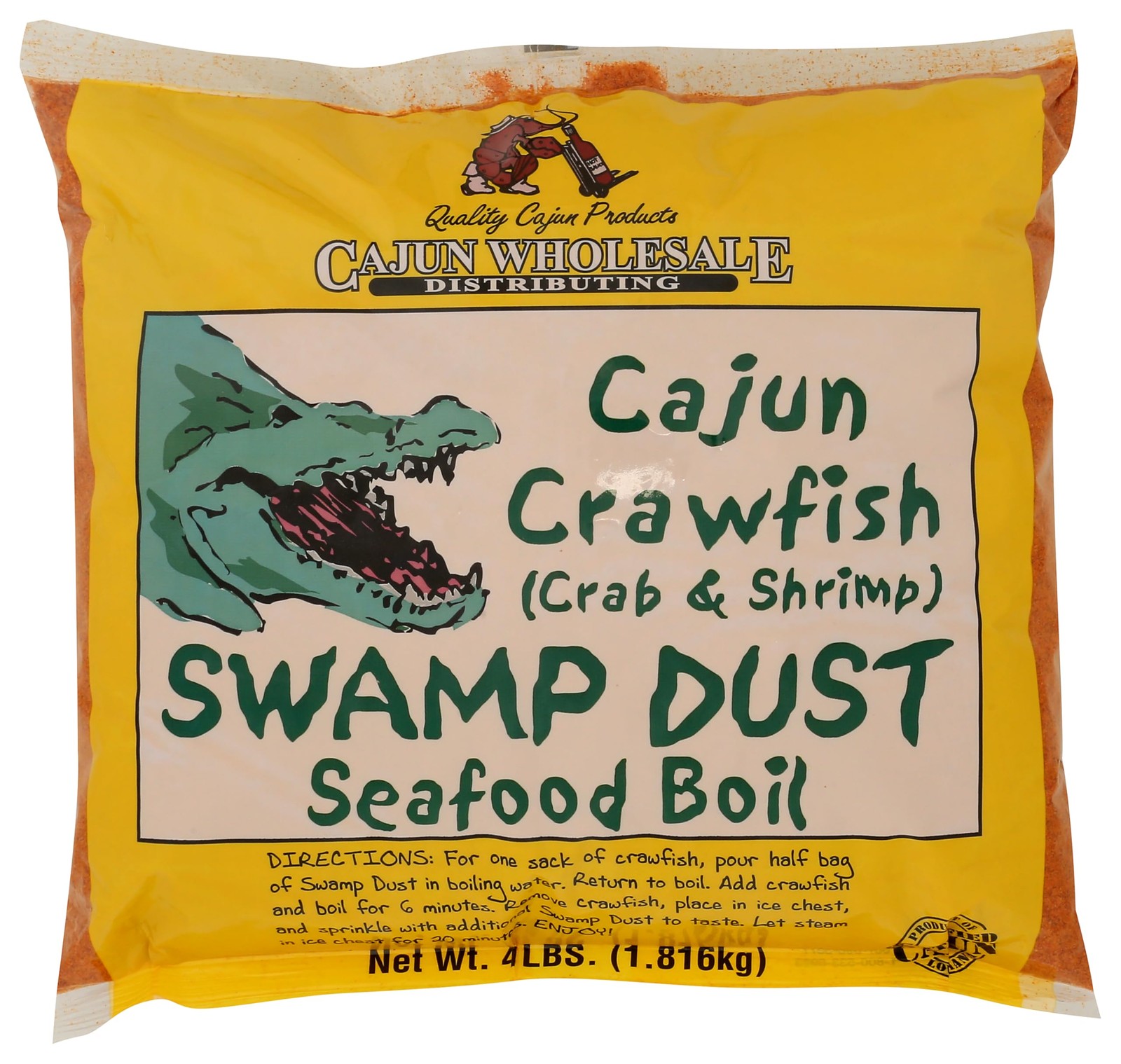 Swamp Dust Cajun Crab & Shrimp Seasoning 4LB