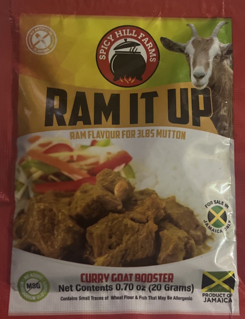 Ram-It-Up Curry Goat Booster 0.70 Ounce (1 Pack of 6)