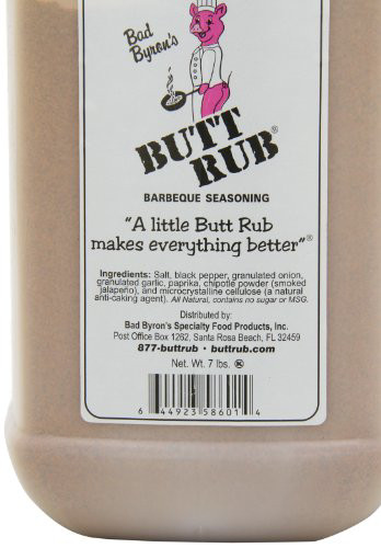 Bad Byrons Butt Rub BBQ Seasoning 112 Oz – Flavorful Spice Blend