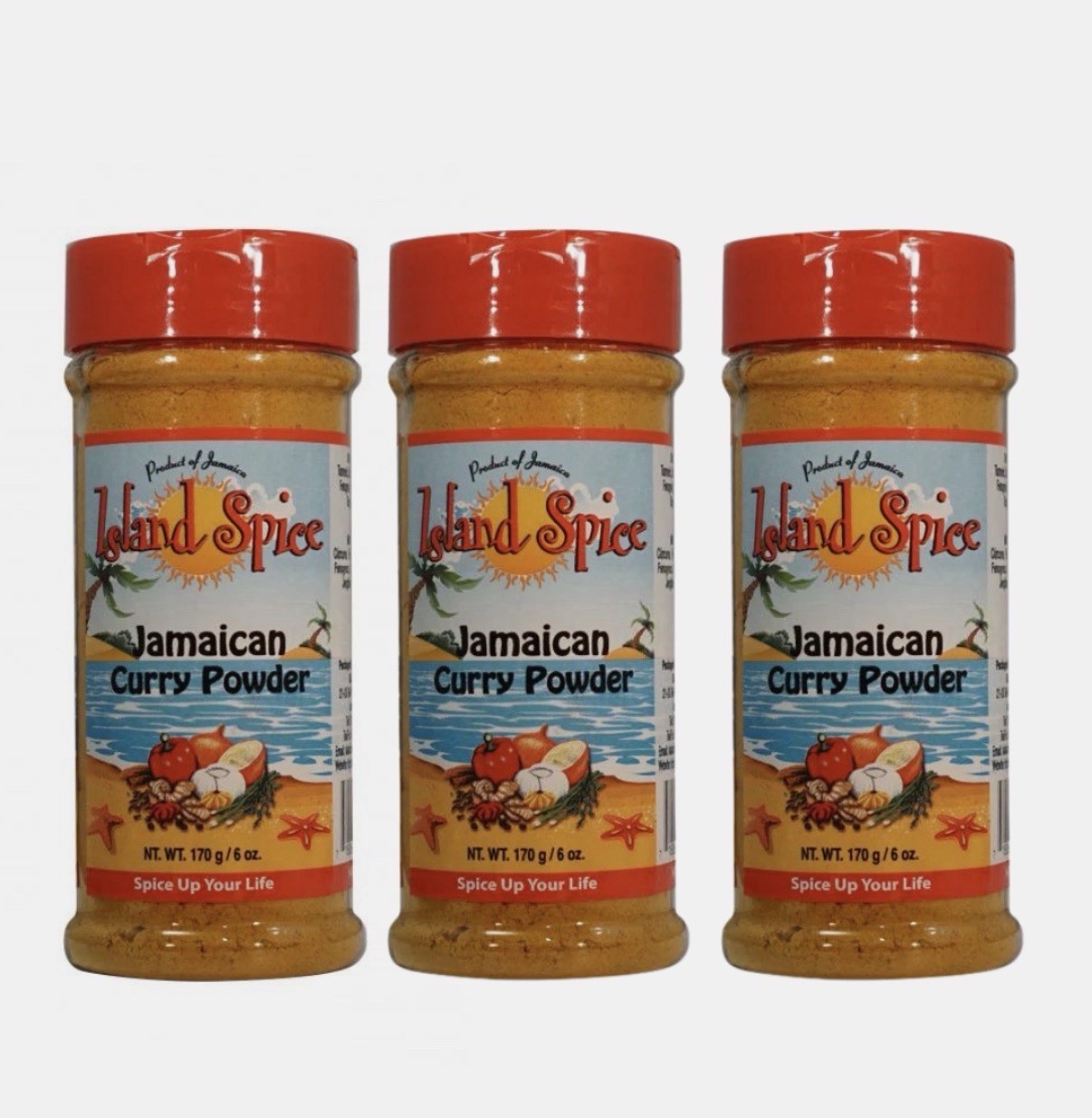 Island Spice Jamaican Curry Seasoning 6oz – Pack of 3 Tariffs are paid by us