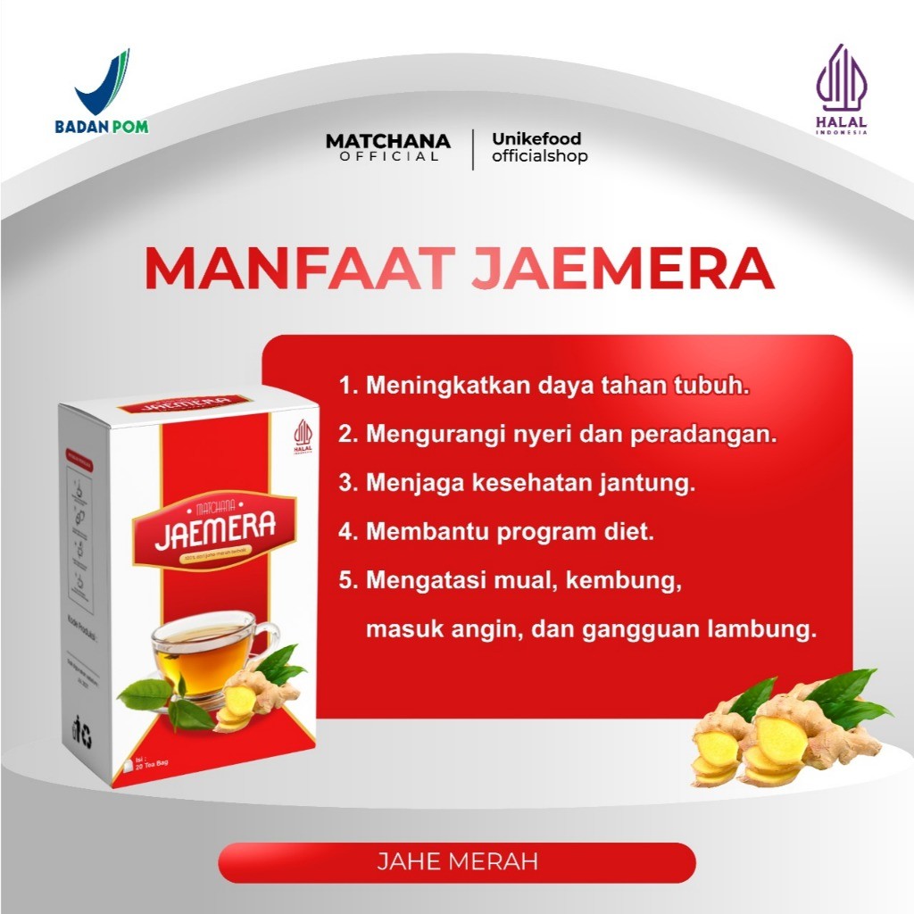Jaemera tea Celup Jahe 200g mindful ritual artisan quality