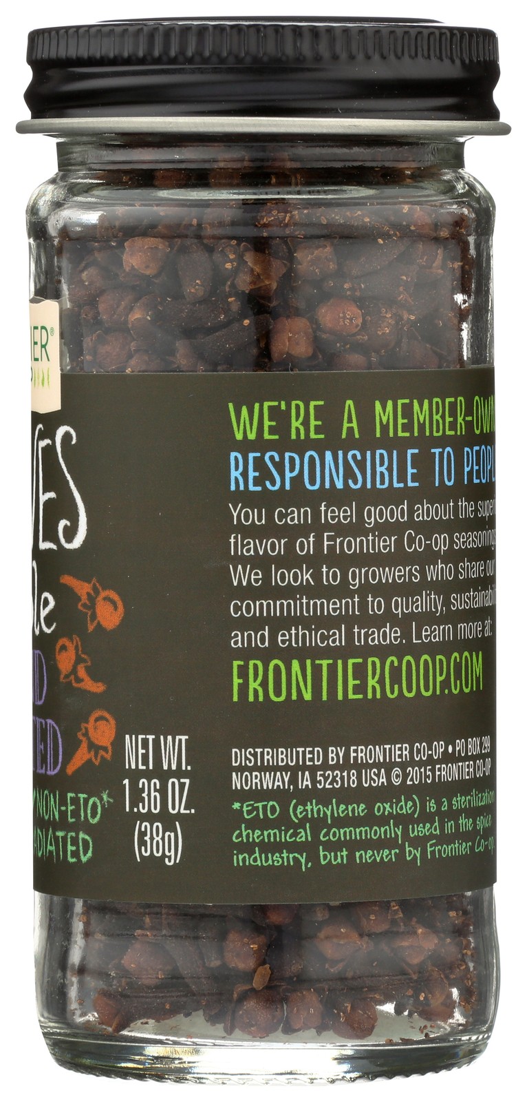 Frontier -Op Co-Op Whole Cloves Hand Selected 1.36 Oz Seeds 3 Pack