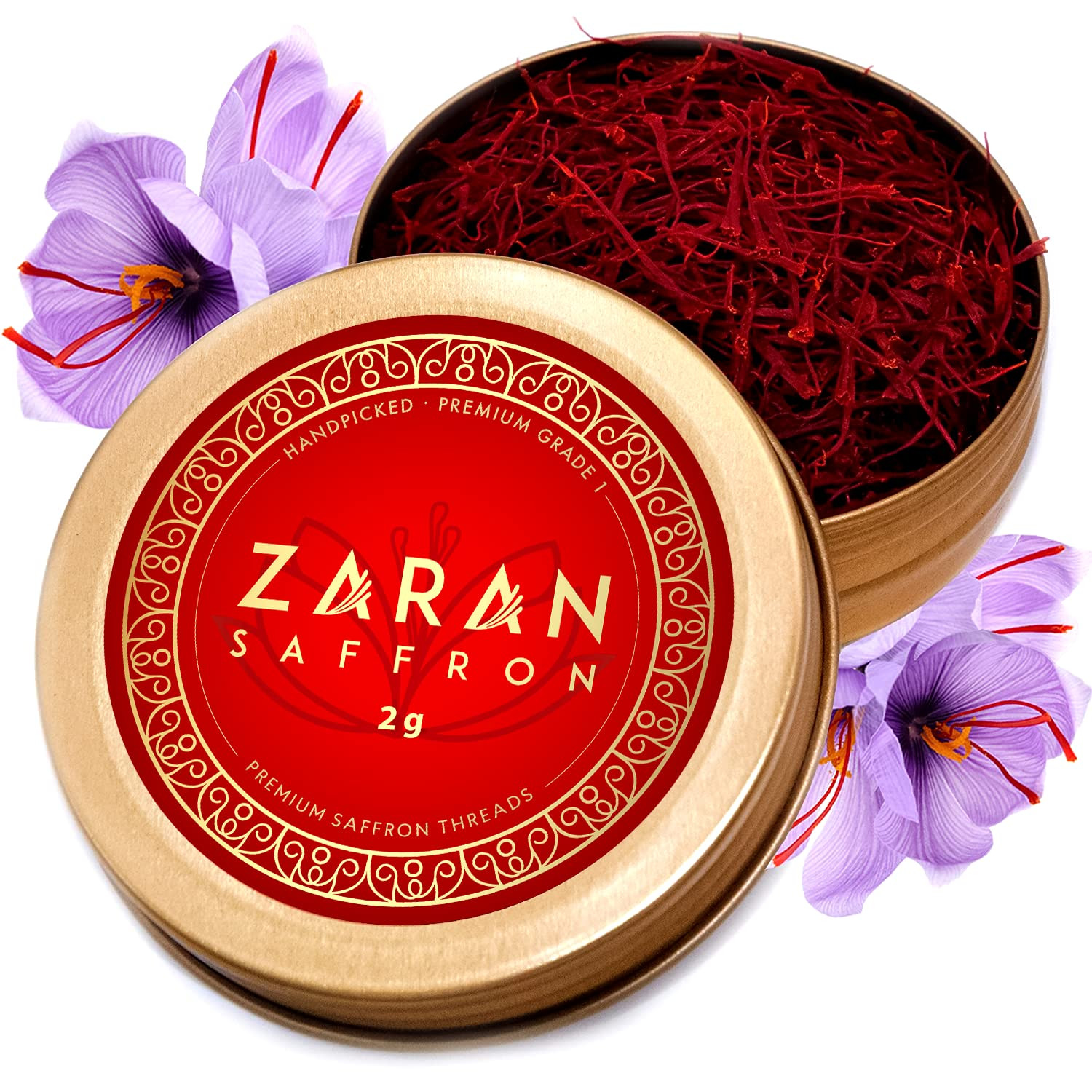, Superior Saffron Threads (Super Negin) Premium Grade Saffron Spice for Paella,