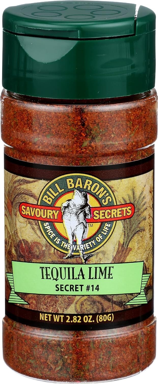 Bill Baron’s Spices & Seasonings Tequila Lime Seasoning Marinade, 2.82 OZ