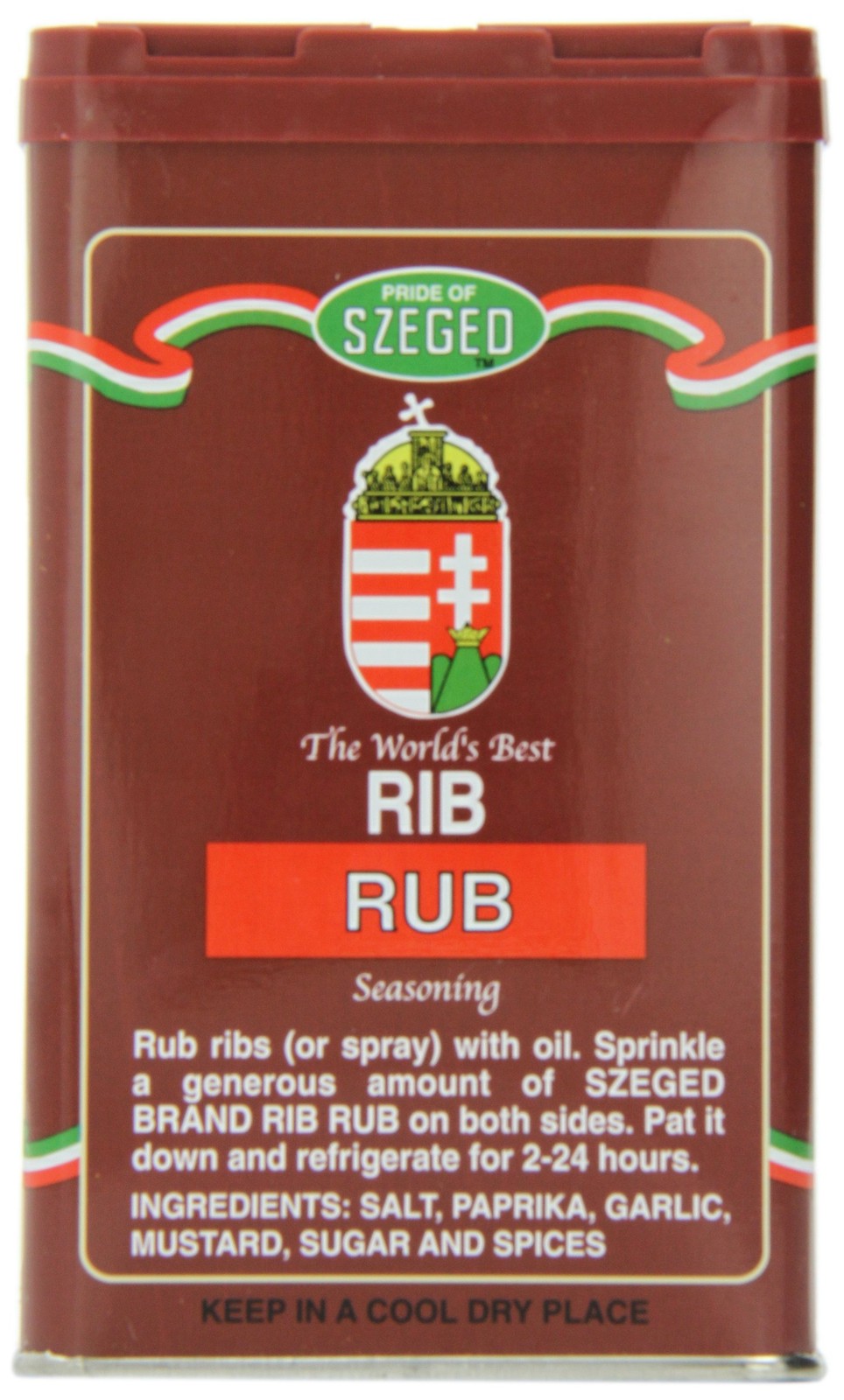 Szeged Rib Rub Seasoning Spice Pack of 6 Exquisite Flavor for Barbecue 80g