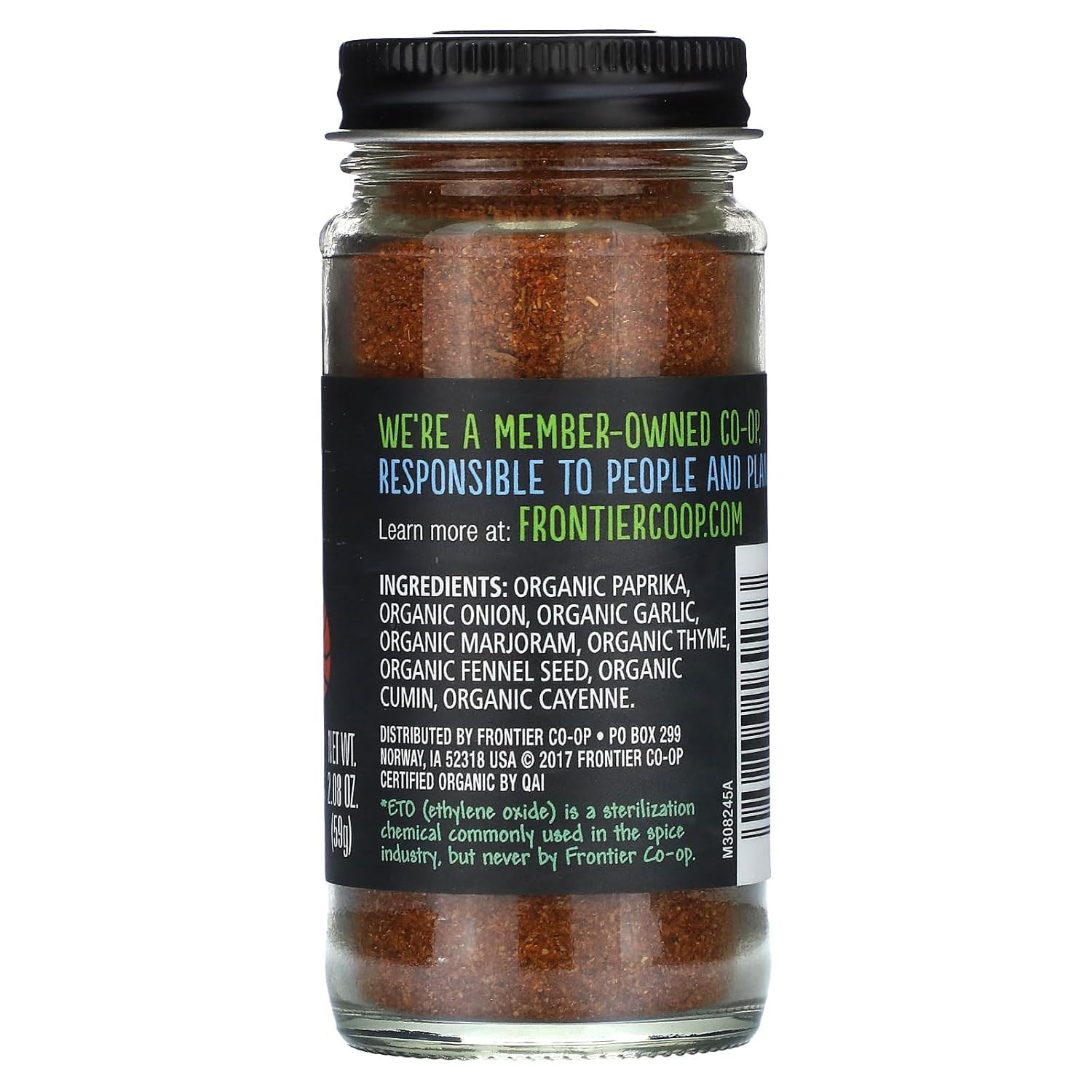 Organic Cajun Seasoning, 2.08-Ounce Jar, Authentic Louisiana Flavor For Southern